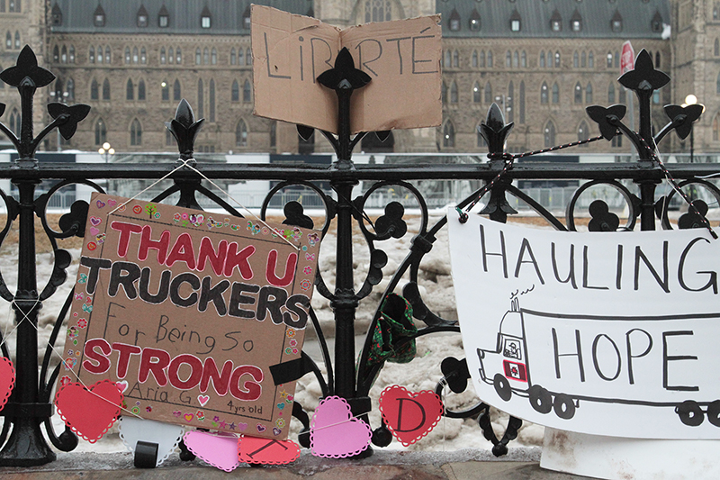 Freedom Convoy : Truckers Protest : Ottawa, Canada : Richard Moore : Photographer : Photojournalist